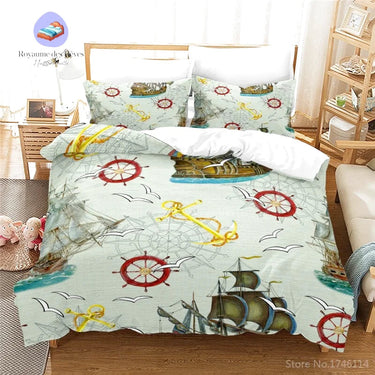 Housse de Couette Style Pirate